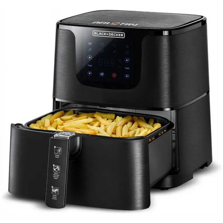 Black+Decker Digital Aerofry Air Fryer, 1700 Watt, 7.5 Liters – AF700 Black+Decker Digital Aerofry Air Fryer, 1700 Watt, 7.5 Liters – AF700